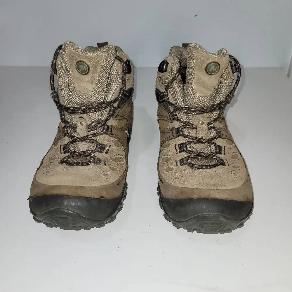 Merrell Chameleon Arc Mid Waterproof womens Hiking Trail Boots Size 8